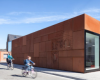 房产信息：法里斯工作室在布鲁日的图书馆中增加了生锈的钢铁扩展