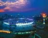  荆州市在古城历史城区范围内建设的巨型关公雕像 