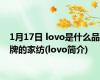 1月17日 lovo是什么品牌的家纺(lovo简介)
