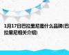 1月17日巴拉里尼是什么品牌(巴拉里尼相关介绍)