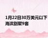 1月22日30万美元以下海滨别墅9套