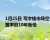 1月25日 写字楼市场空置率创10年新低