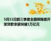 5月11日前三季度全国保障房开发贷款余额突破1万亿元