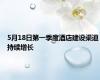 5月18日第一季度酒店建设渠道持续增长