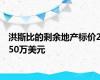 洪斯比的剩余地产标价250万美元