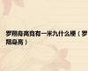 罗翔身高竟有一米九什么梗（罗翔身高）