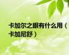 卡加尔之眼有什么用（卡加尼舒）