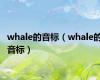 whale的音标（whale的音标）