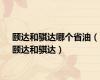 颐达和骐达哪个省油（颐达和骐达）