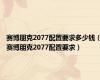 赛博朋克2077配置要求多少钱（赛博朋克2077配置要求）