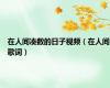 在人间凑数的日子视频（在人间歌词）