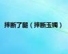 摔断了腿（摔断玉镯）