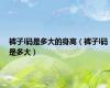 裤子l码是多大的身高（裤子l码是多大）