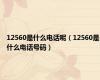 12560是什么电话呢（12560是什么电话号码）