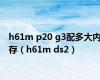 h61m p20 g3配多大内存（h61m ds2）