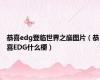 恭喜edg登临世界之巅图片（恭喜EDG什么梗）