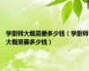 学厨师大概需要多少钱（学厨师大概需要多少钱）