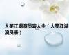 大笑江湖演员表大全（大笑江湖演员表）
