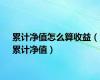 累计净值怎么算收益（累计净值）