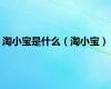 淘小宝是什么（淘小宝）