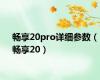 畅享20pro详细参数（畅享20）