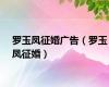 罗玉凤征婚广告（罗玉凤征婚）