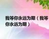 我等你永远为期（我等你永远为期）