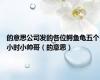 的意思公司发的各位鳄鱼龟五个小时小帅哥（的意思）