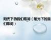 阳光下的我们歌词（阳光下的我们歌词）
