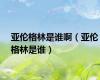 亚伦格林是谁啊（亚伦格林是谁）