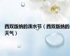 西双版纳的泼水节（西双版纳的天气）
