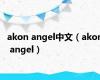 akon angel中文（akon angel）