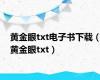 黄金眼txt电子书下载（黄金眼txt）