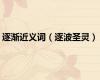 逐渐近义词（逐波圣灵）