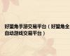 好望角手游交易平台（好望角全自动游戏交易平台）