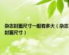 杂志封面尺寸一般有多大（杂志封面尺寸）