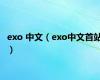 exo 中文（exo中文首站）