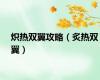 炽热双翼攻略（炙热双翼）