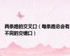 两条路的交叉口（每条路总会有不同的交错口）