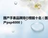 国产手表品牌排行榜前十名（国产psp4000）