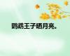 鹦鹉王子晒月亮。