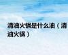 清油火锅是什么油（清油火锅）