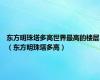 东方明珠塔多高世界最高的楼层（东方明珠塔多高）