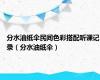 分水油纸伞民间色彩搭配听课记录（分水油纸伞）