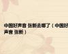 中国好声音 张新去哪了（中国好声音 张新）
