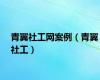 青翼社工网案例（青翼社工）