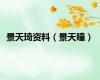 景天琦资料（景天瞳）