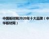 中国板材网2020年十大品牌（中华板材网）