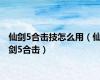 仙剑5合击技怎么用（仙剑5合击）