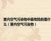 室内空气污染物中最危险的是什么（室内空气污染物）
